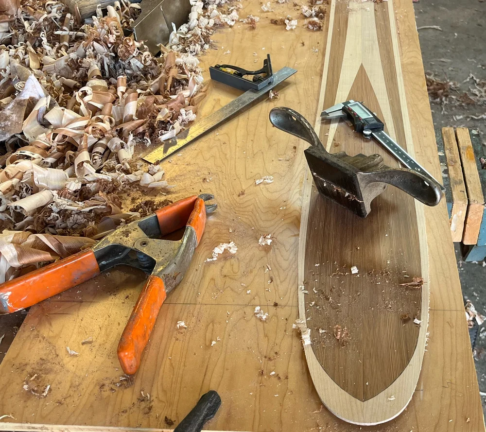 Hand crafting at the bench